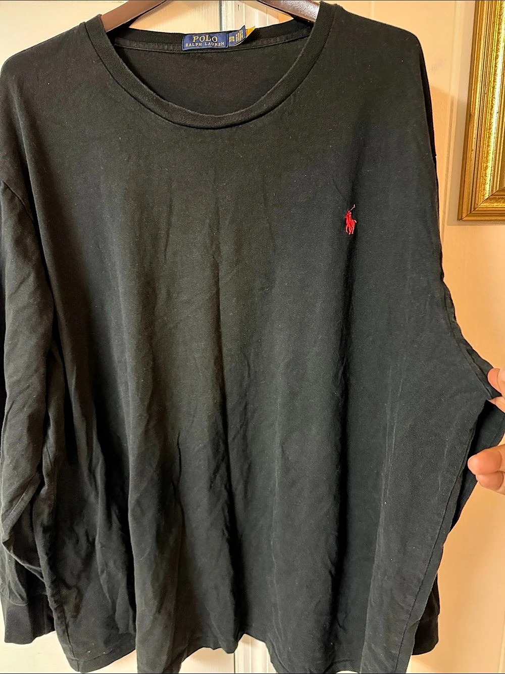 Polo Ralph Lauren Classic Fit Plaid-Pony Jersey T-Shirt Long Sleeve Graphic Tee